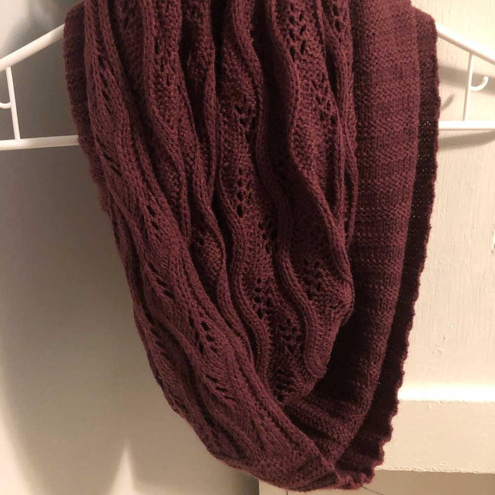 Burgundy Infinity Scarf